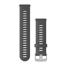 GARMIN Quick Release Band 22mm, Gray with Silver Hardware
