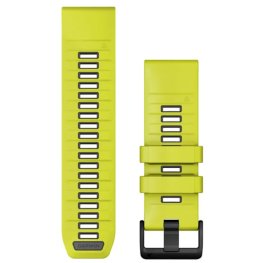 GARMIN QuickFit Band 26mm, Amp Yellow/Graphite Silicone Band priedas