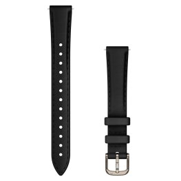 GARMIN Quick Release Band 14mm, Black Leather with Cream Gold Hardware