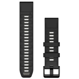 GARMIN QuickFit Band 22mm, Black/Pebble Gray Silicone Band priedas