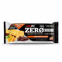 AMIX Low-Carb ZeroHero® Protein Bar 65g, Orange Blast sportinė mityba