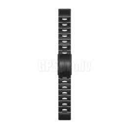 GARMIN QuickFit Band 22mm, Vented Titanium Bracelet with Carbon Gray DLC Coating priedas