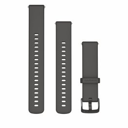 GARMIN Quick Release Band 18mm, Pebble Gray with Slate Hardware priedas
