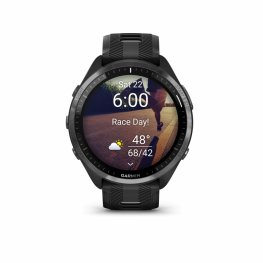GARMIN Forerunner 965 Black / Powder Gray sportinis laikrodis