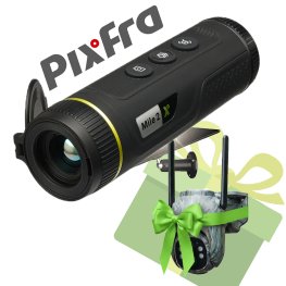 PIXFRA MILE 2 PFI-M207 256x192 7mm 1x-8x 50Hz Wi-Fi + gift Huntop E50 trail camera termovizorius