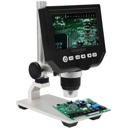 OMEGON Microscope Digistar 1x-600x, LCD 4.3'’ mikroskopas