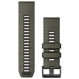 GARMIN QuickFit Band 26mm, Olive Drab/Black Silicone Band