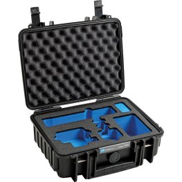 B&W Cases Outdoor Case Type 1000 for GoPro Hero 9 bundle, Black priedas