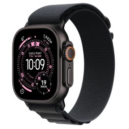 APPLE Watch Ultra 3 GPS + Cellular 49mm Black Titanium Case with Black Alpine Loop – Large sportinis laikrodis