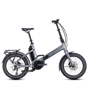CUBE Fold Sport Hybrid 500 flashgrey´n´black, size 20 elektrinis dviratis