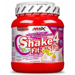 AMIX Shake 4 Fit&Slim 500g, Vanilla sportinė mityba