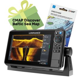 LOWRANCE HDS-10 PRO ROW + ActiveImaging™ HD 3-in-1 Transducer echolotas