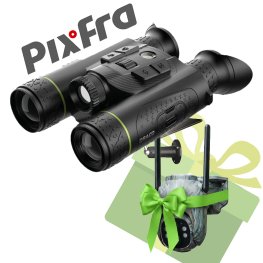 PIXFRA Draco PFI-D335N-4K 940nm multispektrinis + gift Huntop E50 trail camera šiluminiai žiūronai