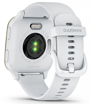 GARMIN Venu Sq 2 - Cream Gold / White sportinis laikrodis