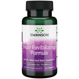 SWANSON Hair Revitalizing Formula - Advanced Formula 60 Tabs maisto priedas