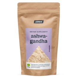 ICONFIT Organic Ashwagandha Powder, 150g sportinė mityba