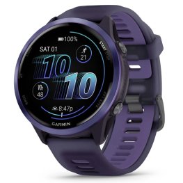 GARMIN Forerunner 570 - 47mm, Indigo Aluminium with Translucent Imperial Purple/Indigo Band sportinis laikrodis