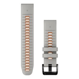 GARMIN QuickFit Band 22mm, Fog Gray/Ember Orange Silicone priedas