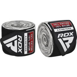 RDX WX Professional Boxing Hand Wraps, Camo Grey