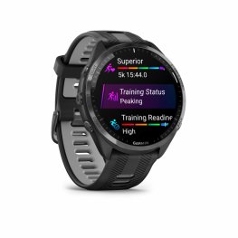 GARMIN Forerunner 965 Black / Powder Gray sportinis laikrodis