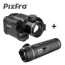 PIXFRA TAURUS PFI-T450LRF Thermal attachment + Mile 2 PFI-M215 Therma Camera termovizoriai antgaliai