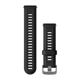 GARMIN Forerunner Watch Band, Black with Slate Hardware