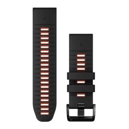 GARMIN QuickFit Band 26mm, Black/Flame Red Silicone priedas